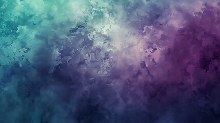 Fototapeta premium Abstract Teal and Purple Watercolor Background