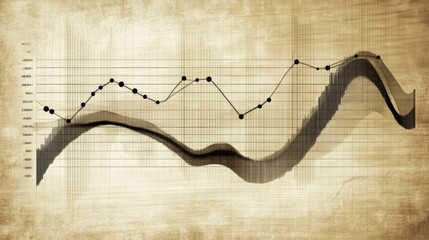 Abstract Data Visualization with Smooth Graph Lines and Grids