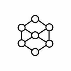 chemical formula icon sign vector