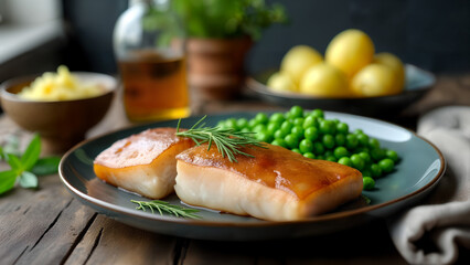 Scandinavian Dining with Lutfisk and Potatoes