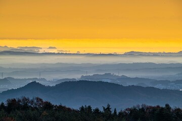 里山の日の出