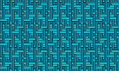 Seamless traditional woven pattern called Anyaman
