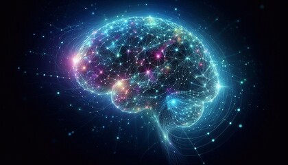 Obraz premium Futuristische Darstellung von Künstlicher Intelligenz