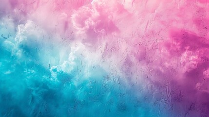 Fototapeta premium Abstract Blue Pink Gradient Background with Clouds