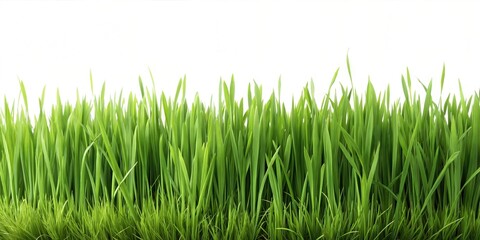 Obraz premium Lush Grass Edge Photography: Vibrant and Textured Images for Backgrounds, Posters, Headers, Backdrops, and Creative Graphic Design Projects