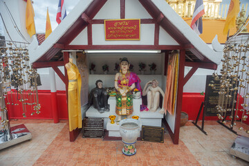 A lady guardian spirit at Wat Phra That Doi Kham