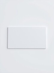 Fototapeta premium Contact details on business card in a simple and modern style, composition, minimal, white space