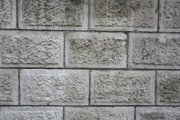 Mur de pierres texturé en relief