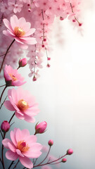 Fototapeta premium Japanese Floral Composition