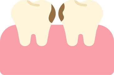 hidden cavity caried tooth caries carious tooth dental oral care