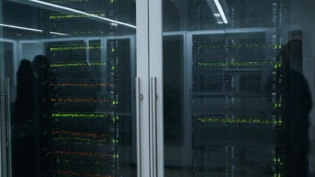 server room, data center, technology, cybersecurity, data flow, digital infrastructure, cloud computing, it infrastructure, network, artificial intelligence, futuristic design, data visualization