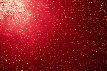 Dazzle in every sparkle with radiant red glitter