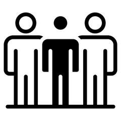 Teamwork icon . Business team working together symbol.