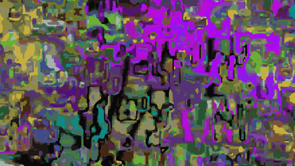 Naklejka premium Vector multicolor abstract backdrop. Electronic music background. Technologies background