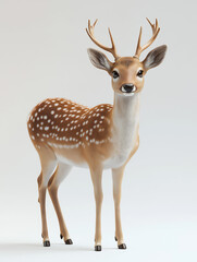 Naklejka premium Young Fawn Portrait
