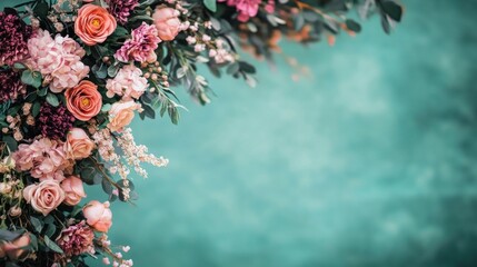 Beautiful Flower Decorations, an Elegant, Cinematic