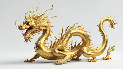 Obraz premium chinese dragon statue