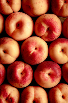 Background of peaches