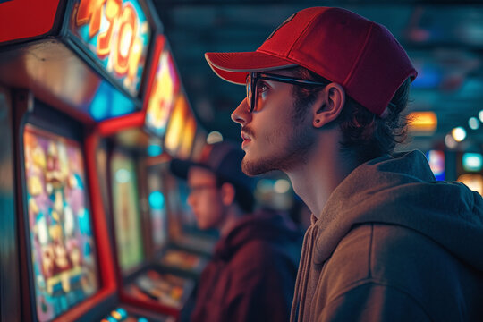 Vintage and arcade games, nostalgic gamer memories.