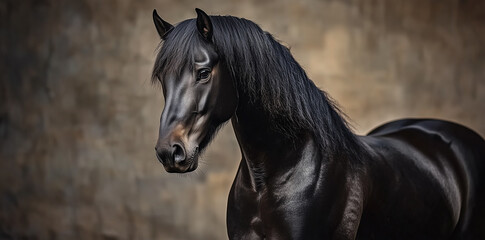 Portrait of a horse