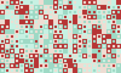 Textured cube pattern with colourful tiles and elegant symmetry. Ideal for graphic design projects, backgrounds, and trendy decorative material.