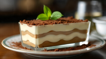 Tiramisu Dessert Presentation