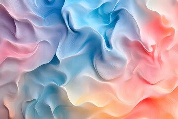 Fototapeta premium Abstract Pastel Swirls, A Dreamy, Colorful, and Textured Background Image