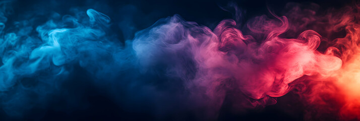 Abstract Colorful Smoke Swirls, A Vivid, Dynamic Background Image