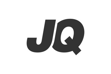 JQ Techno Editable Font Logo For Corporate Branding. Bold, Futuristic Design With Unique Typographic Ideas. Minimal Custom Type And Dynamic Letter