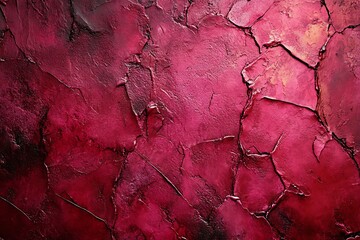 Red Cracked Texture Background