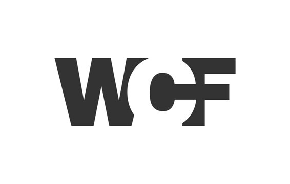 WCF bold and unique editable font logo for tech startups, consulting, corporate branding. Perfect for headlines, visual identity, cyberspace, leadership, unity, innovative ideas