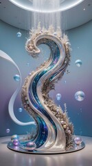 Obraz premium Recycled Christmas Tree ,300 DPI High Resolution