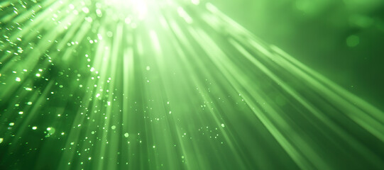 Naklejka premium sparkling green festival lights background, party, celebration 24