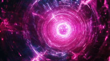 Fototapeta premium Futuristic Abstract Background with Swirling Light Patterns and Energy