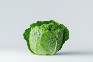 Obraz premium A large green leafy vegetable with a white stem