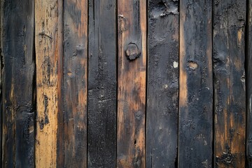 Obraz premium Burned Wood Texture Background