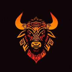 tribal bull