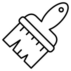 Paint Brush  Icon Element For Design