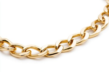 Fototapeta premium A gold chain with a gold clasp