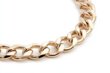 Obraz premium A gold chain with a gold clasp