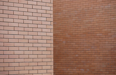 Red brick wall texture or background