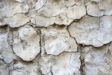 Fototapeta premium Cracked Plaster Wall Texture