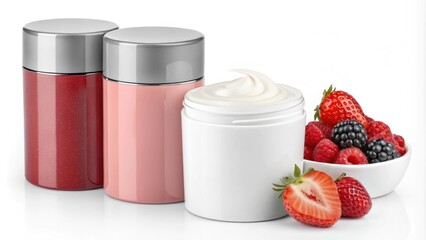 Smoothtextured singleuse containers that burst to release liquid nourishment.