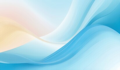 abstract background with a blue and yellow wave
