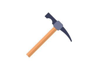 Chipping hammer. Simple flat illustration.