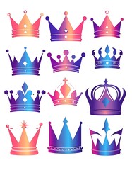 crown icon set