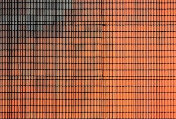 Terracotta Roof Tiles Pattern Texture Background