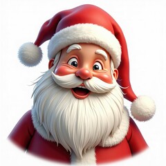happy santa claus illustration for christmas themes