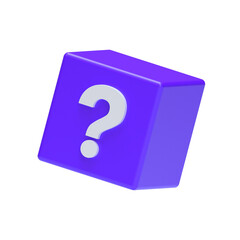 Mystery box, 3D icon, surprise, gift, enigma, mystery, hidden content, curiosity, prize, discovery