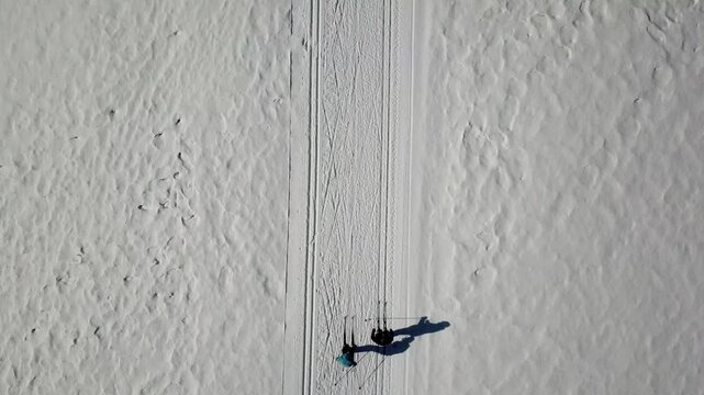Drone Ski de fond